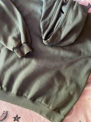 Sudadera con capucha verde