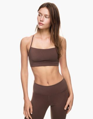 Top deportivo Bershka Marrón