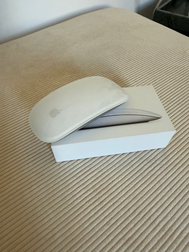 Apple Magic Mouse Plata y Blanco