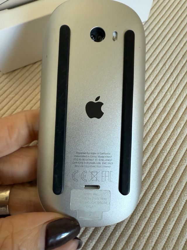 Apple Magic Mouse Plata y Blanco