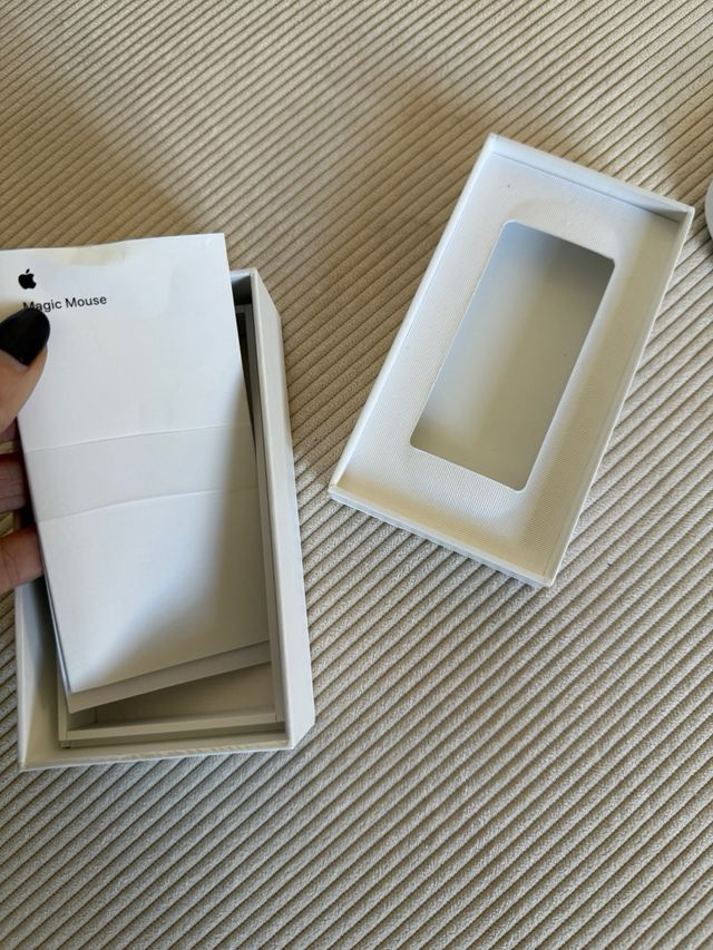 Apple Magic Mouse Plata y Blanco