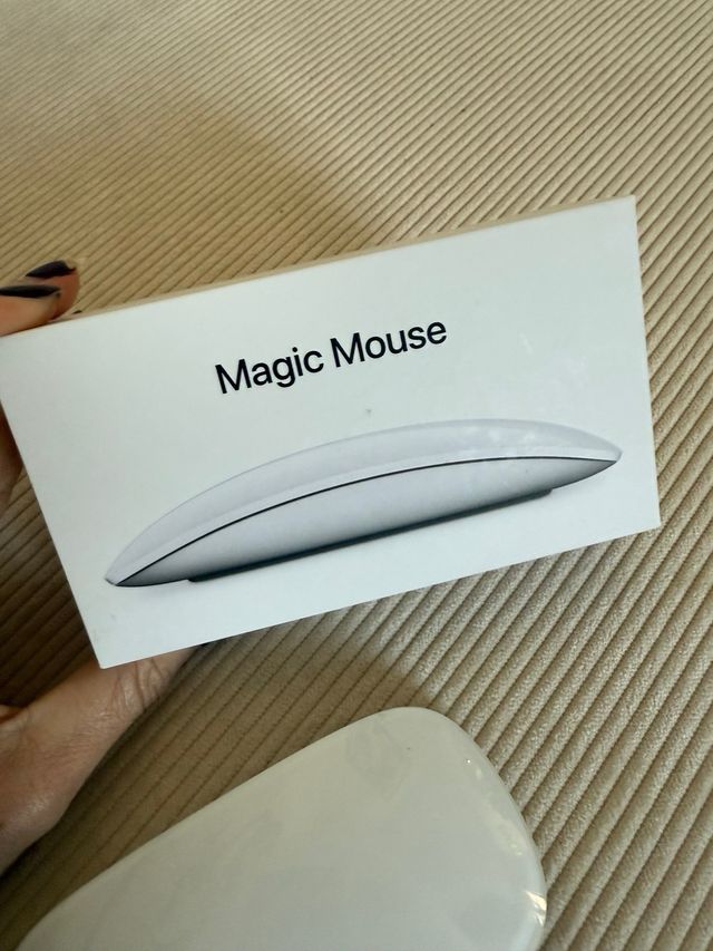 Apple Magic Mouse Plata y Blanco