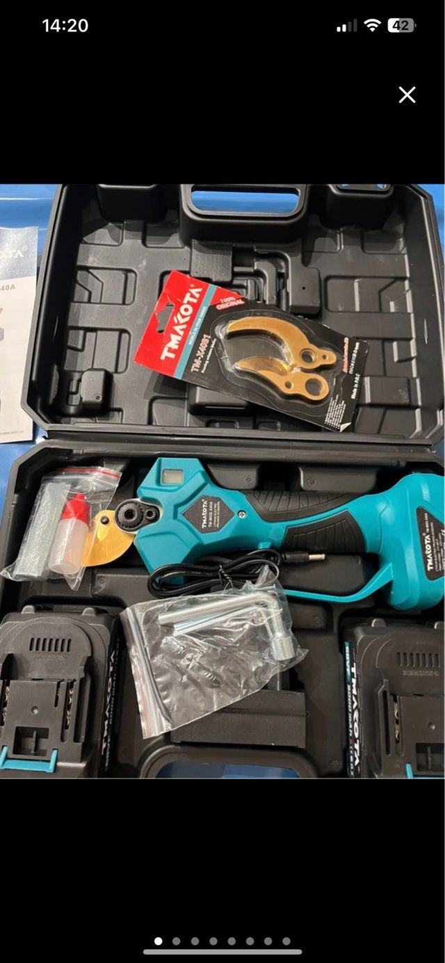 Cesoia professionale 45 mm 68V + lama ricambio