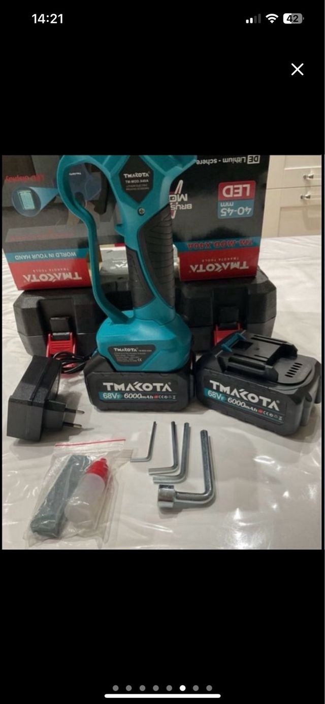 Cesoia professionale 45 mm 68V + lama ricambio