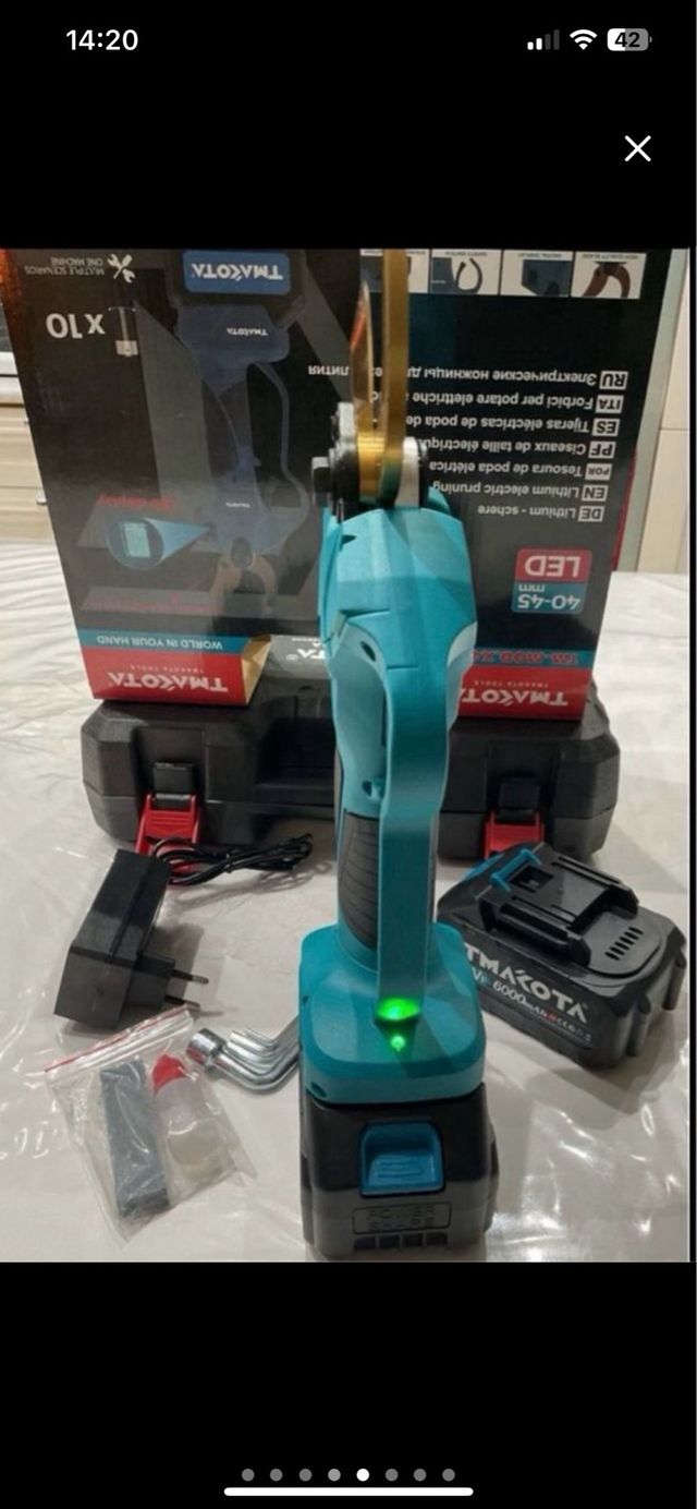 Cesoia professionale 45 mm 68V + lama ricambio