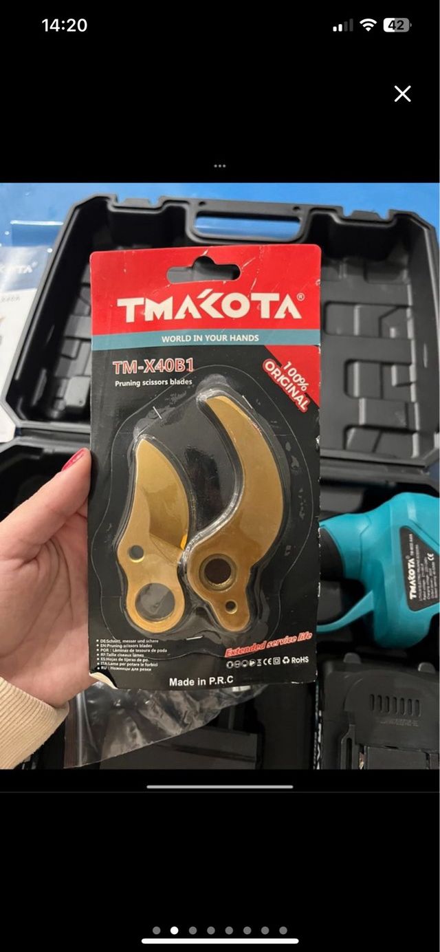 Cesoia professionale 45 mm 68V + lama ricambio