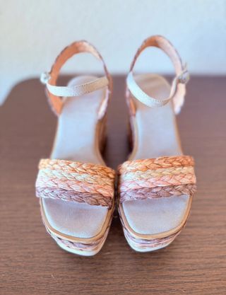 Cuñas Alma Blue Beige Multicolor