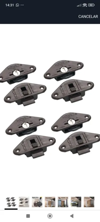 Recambios Ruedas Puertas Correderas Armarios