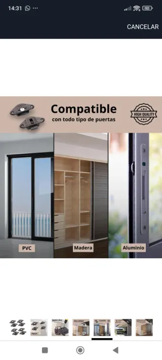 Recambios Ruedas Puertas Correderas Armarios