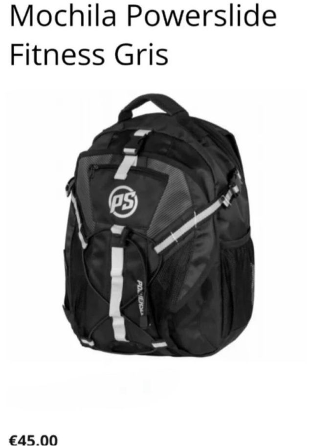 Mochila Powerslide Fitness Gris