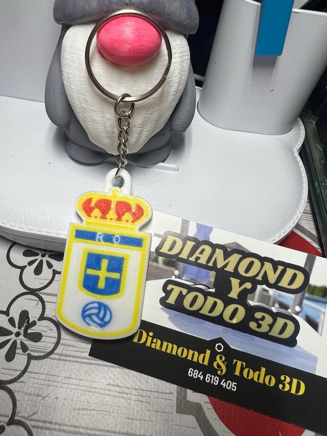 Llavero 3D Personalizado Diamond-Todo3D.com