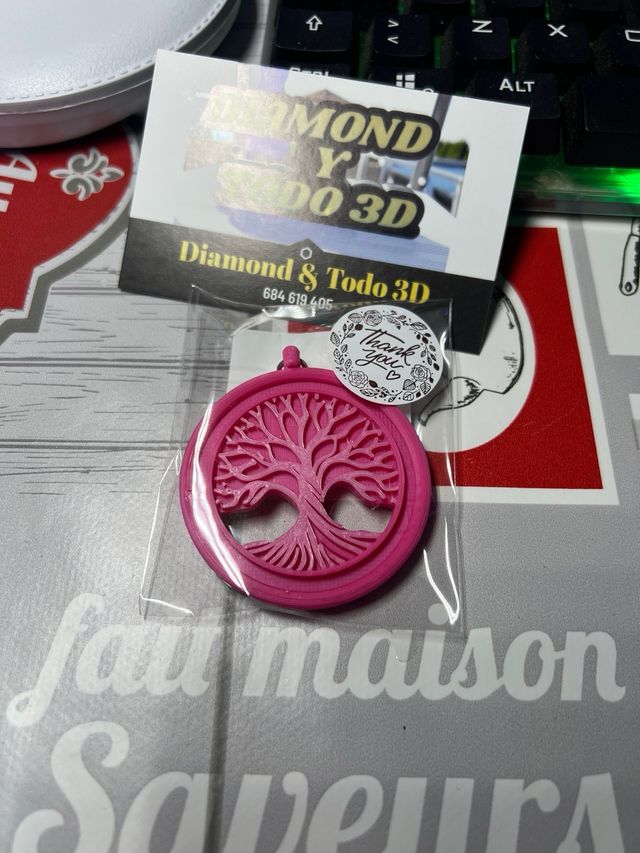Llavero 3D Personalizado Diamond-Todo3D.com