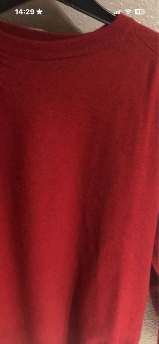 Jersey de lana rojo
