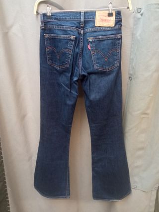Pantalón vaquero acampanado Levi's azul