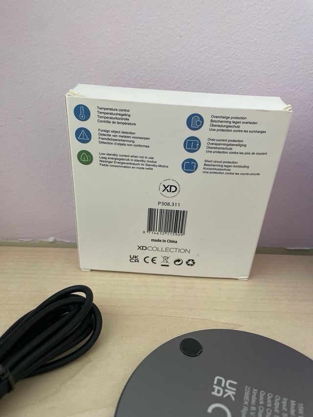 Cargador Inalámbrico Rápido 15W