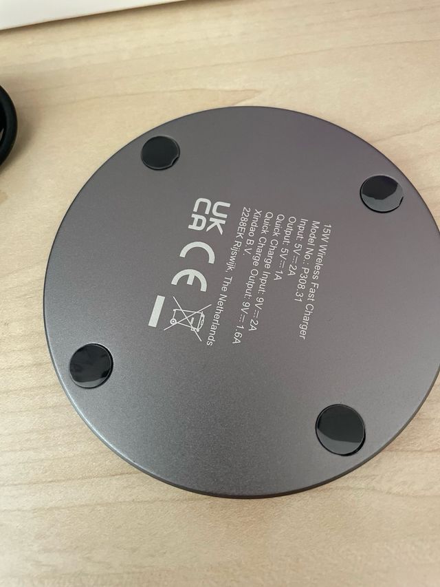 Cargador Inalámbrico Rápido 15W