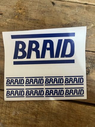 Pegatinas Braid (Azul)