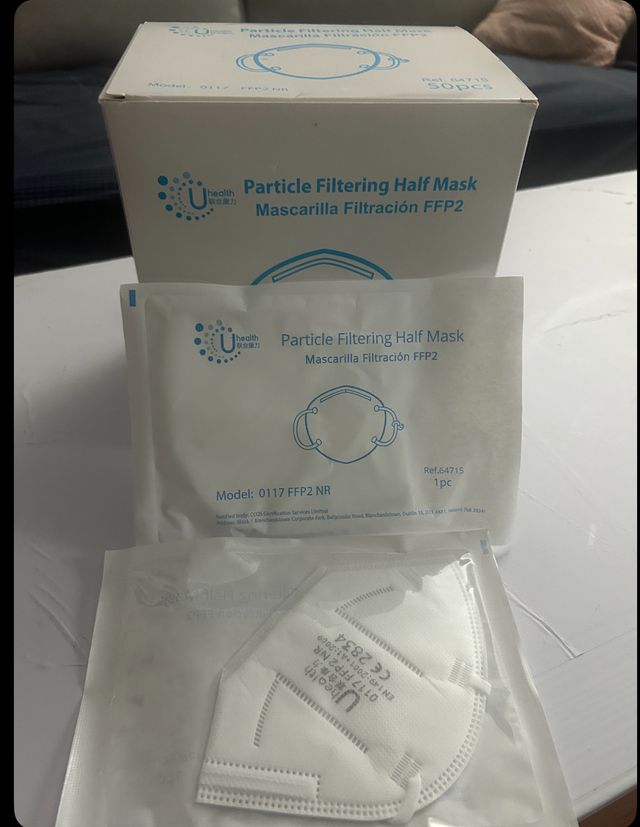 Mascarilla FFP2 Uhealth 0117 NR