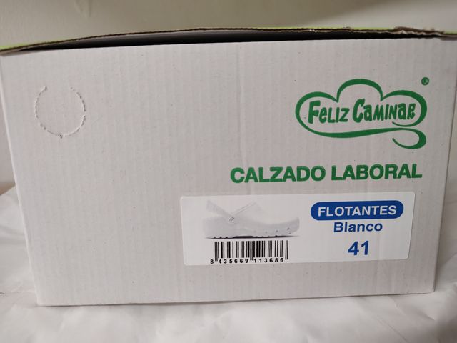 Zuecos Dian Blancos Talla 41