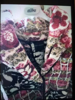 Cappotto in lana patchwork