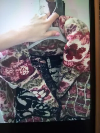 Cappotto in lana patchwork