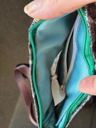 Lote 2 Neceser y cartera multicolor