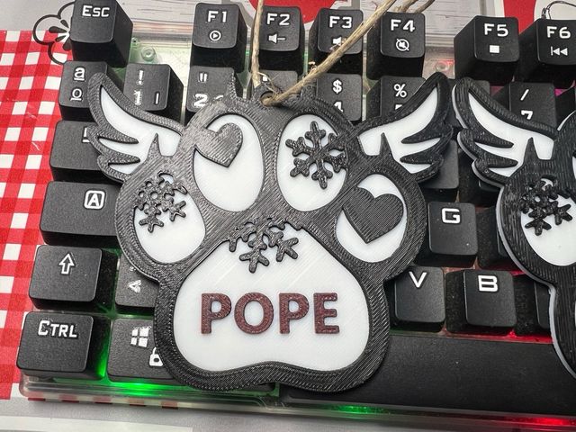 Adornos Navideños Huella 3D Personalizados