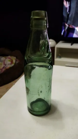 Lote de Botellas de cristal con boliche