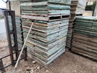 Tableros de encofrar de madera