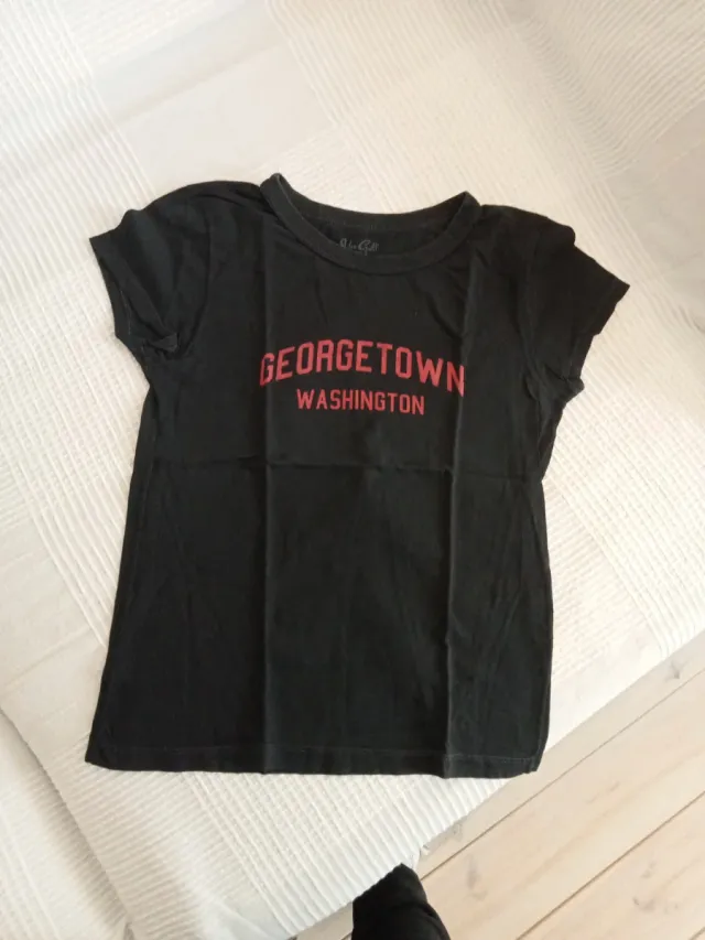 Camiseta Georgetown Washington Negra Roja