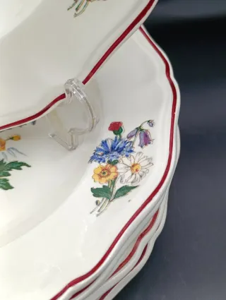 Platos Sarreguemines Agreste Flores