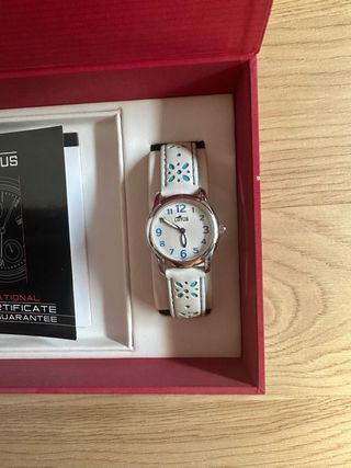 Reloj Lotus Niñ@ Plata y Blanco