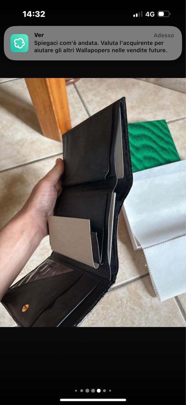 Portafoglio donna coccodrillo nero