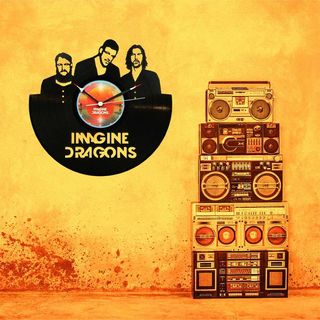 Reloj de Disco de Vinilo de Imagine Dragons