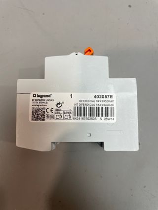 Interruptor Diferencial Legrand RX3 2P 40A 30mA