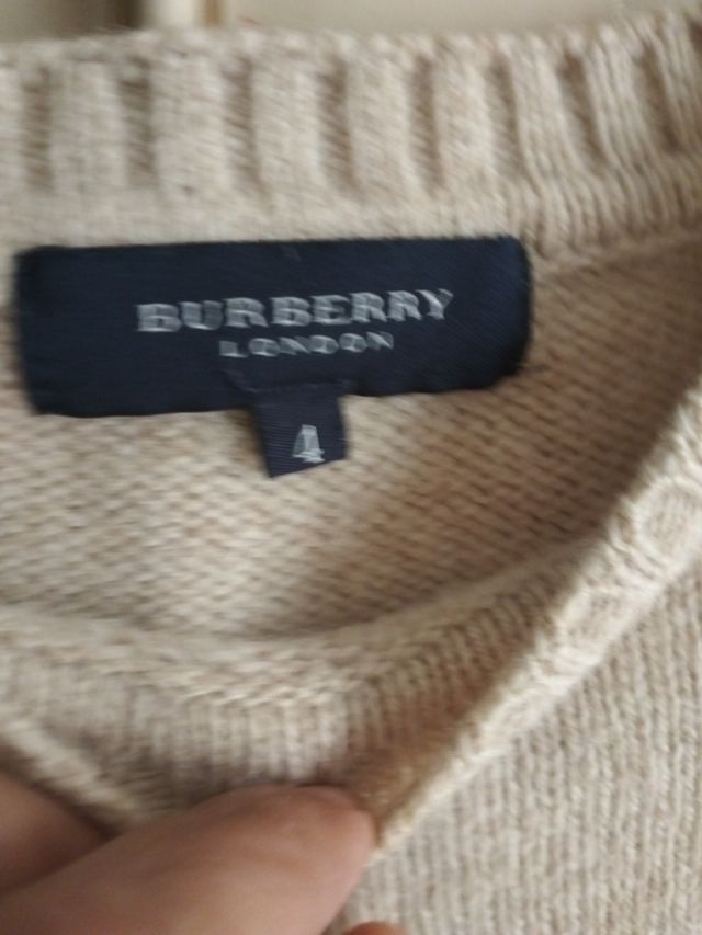 Jersey Burberry Beige  unisex.