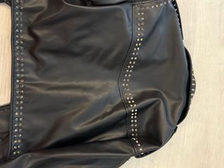 Chaqueta Biker Zara Tachuelas Talla S