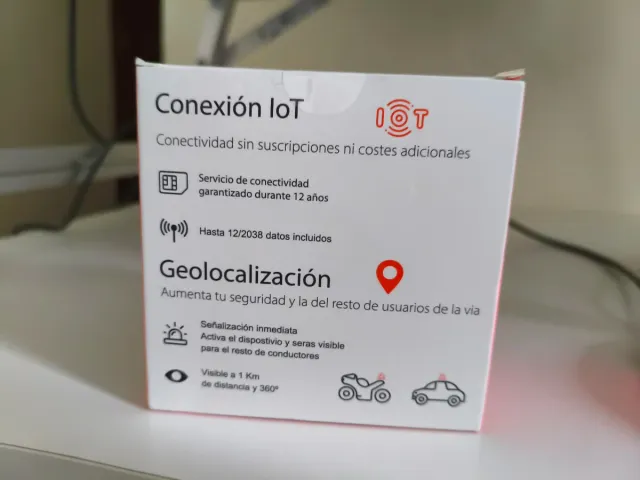 Baliza V16 EBOX Geolocalizada