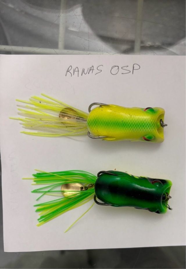 2 Anzuelos de Pesca OSP Rana