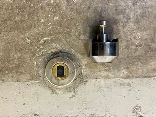 Garaje cerrado en el Barrio del Antiguo Donostia. 