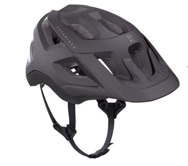 Casco Bicicleta Rockrider Nero