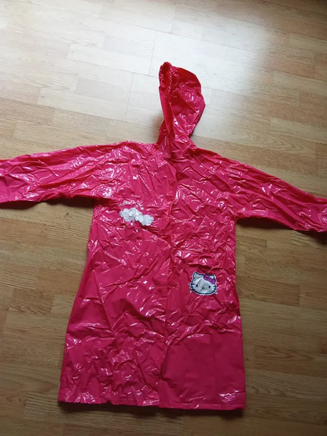 Chubasquero Hello Kitty Rosa