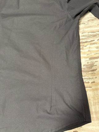 Camisa negra manga larga