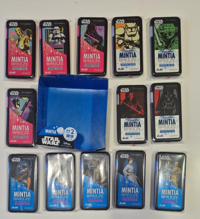 Set 13 Cajas Caramelos Mintia Star Wars