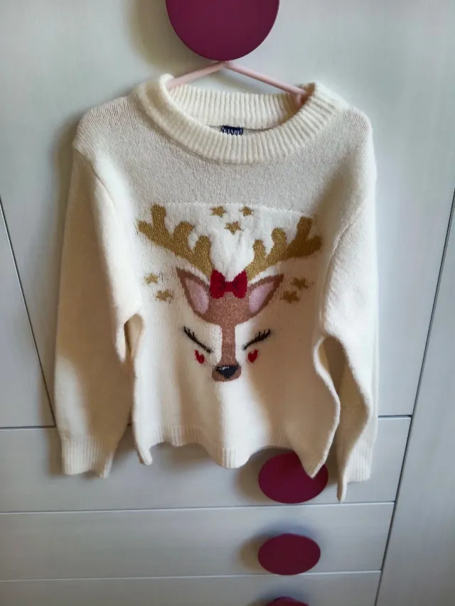 Jersey reno Navidad 8 años