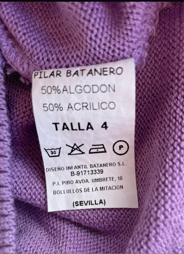 Jersey Lila Pilar Batanero .