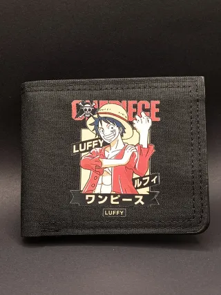 Portafoglio Luffy One Piece Nero Rosso
