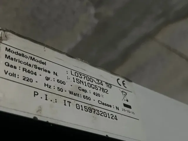 Nevera expositora Infrico