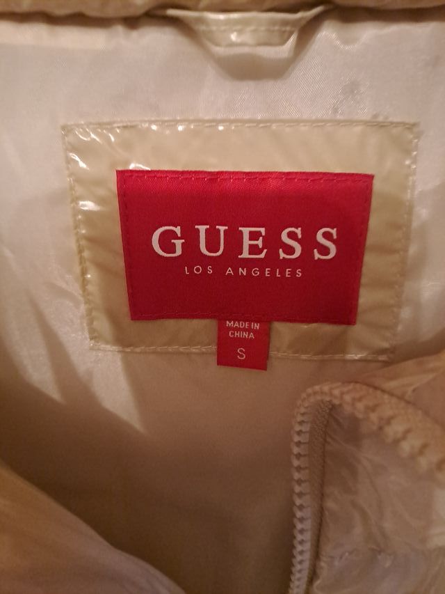 Piumino Guess donna panna taglia S