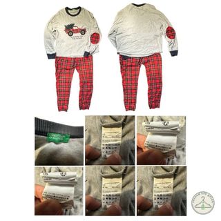 PI1.2 Pigiama Benetton “Holiday on the road” grigi